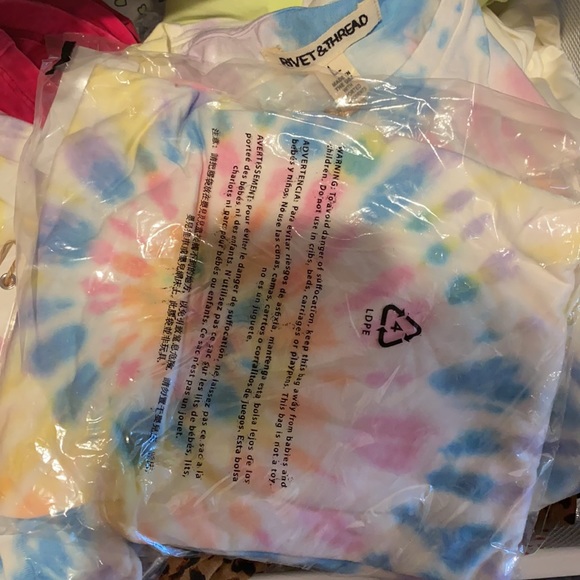 NWT Madewell River & Thread Tie Dye Tee SOLD OUT L - Picture 2 of 8